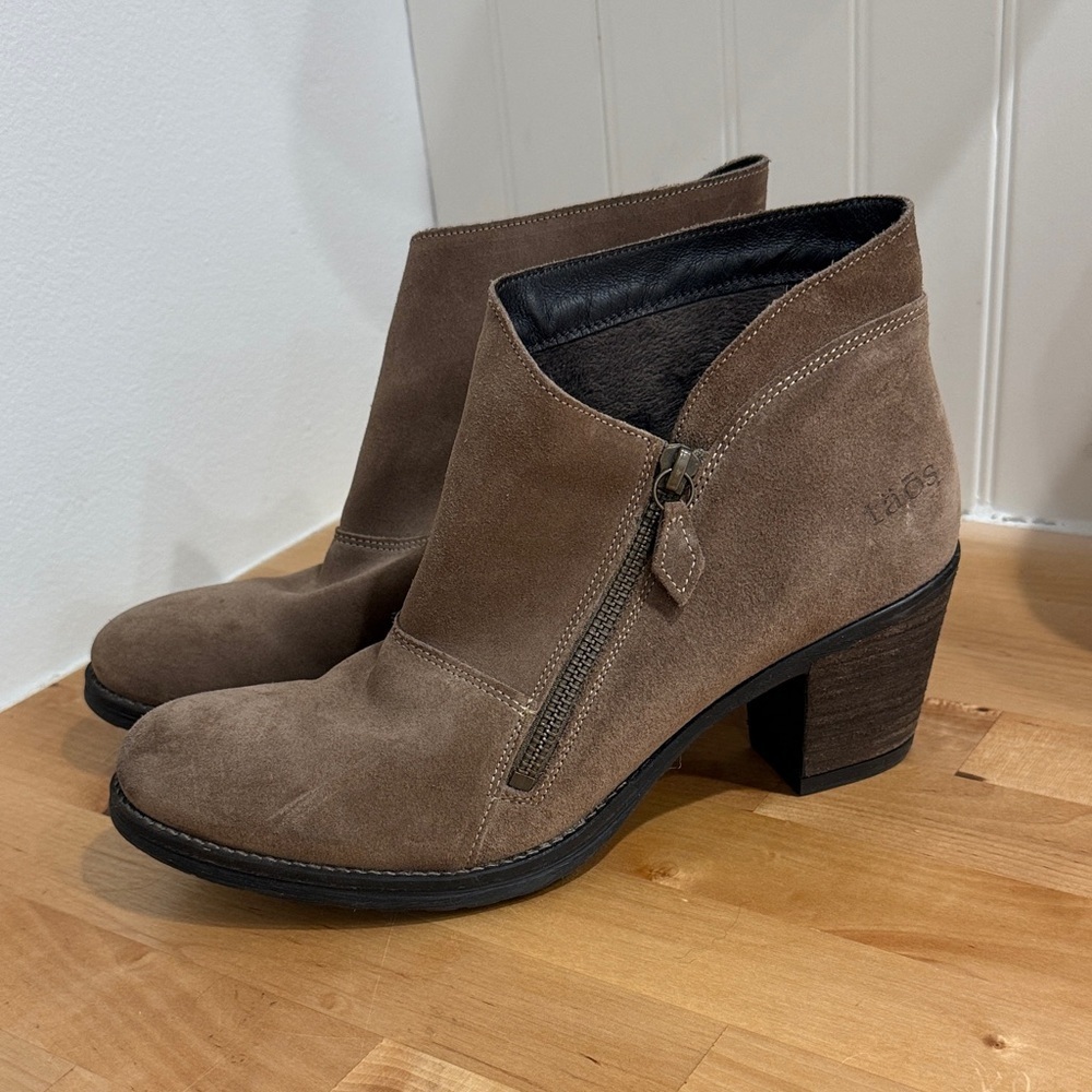 Taos Brown Suede Ankle Boot